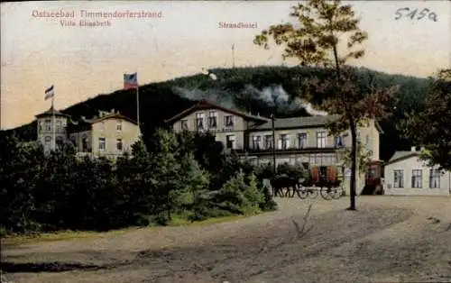 Ak Timmendorfer Strand in Ostholstein, Villa Elisabeth mit Strandhotel