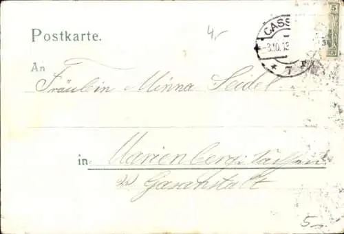 Litho Soldatenleben, Liebespaar, Soldaten mit Post, Parole Heimat