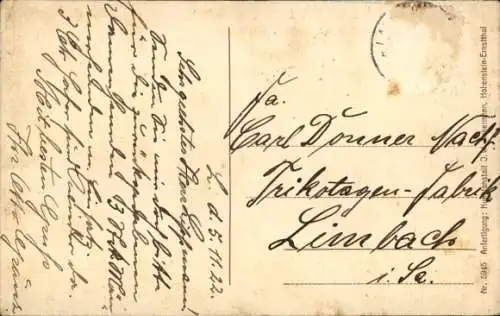 Ak Langenchursdorf Callenberg in Sachsen, Gasthaus Schettlermühle