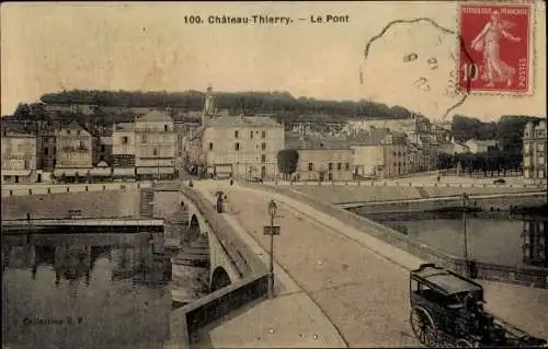 Ak Château Thierry Aisne, Le Pont