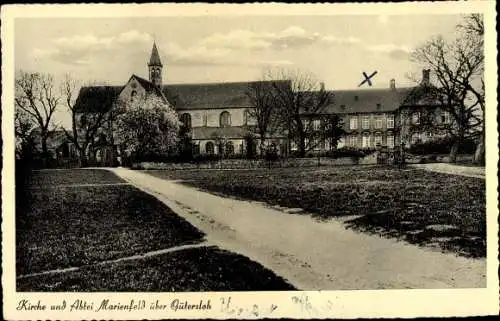 Ak Marienfeld Harsewinkel Westfalen, Kirche und Abtei