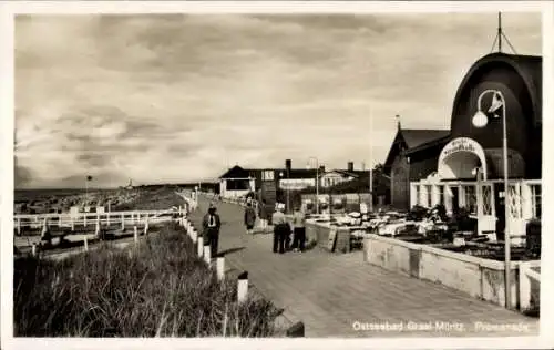 Ak Ostseebad Graal Müritz, Promenade