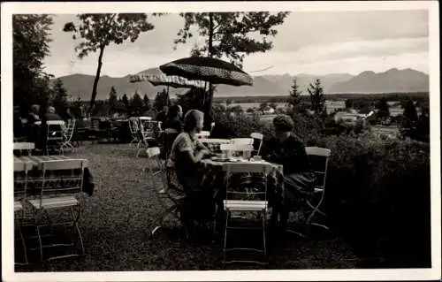 Ak Bad Aibling in Oberbayern, Terrassenpartie