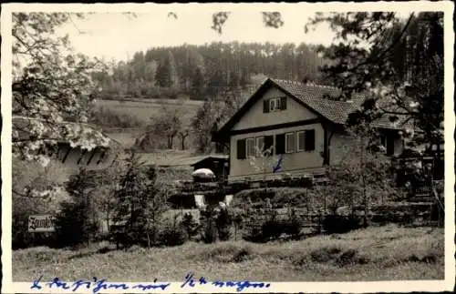 Ak Bad Orb in Hessen, Cafe Zaunkönig, Außenansicht