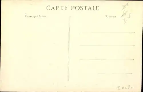 Ak französischer Panzer Kreuzer edgar Quinet