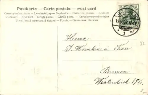 Präge Ak Glückwunsch Pfingsten, Maikäfer