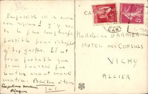 Ak Schweine auf einer Weide