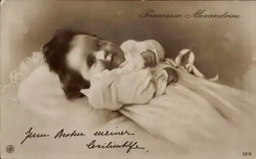 Ak Prinzessin Alexandrine von Preußen, Cecilienhilfe