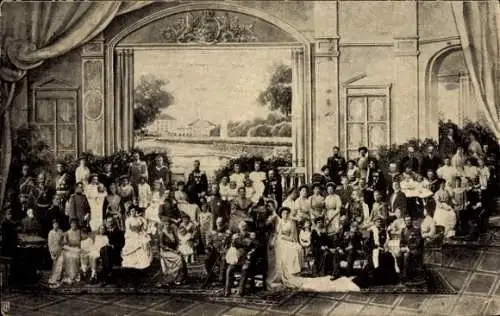 Ak Prinzregent Luitpold von Bayern und das Bayerische Königshaus