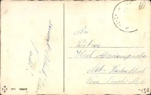 Ak Glückwunsch Neujahr, Uhr, Glücksklee, Pilze