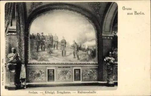 Ak Berlin Mitte, Sedan, Königl. Zeughaus, Ruhmeshalle