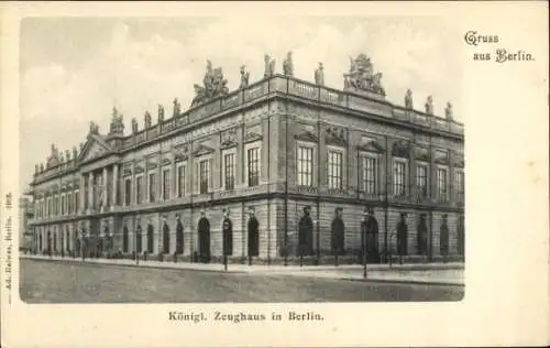 Ak Berlin Mitte, Königliches Zeughaus, Unter den Linden