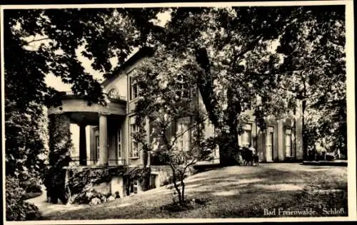 Ak Bad Freienwalde an der Oder, Schloss