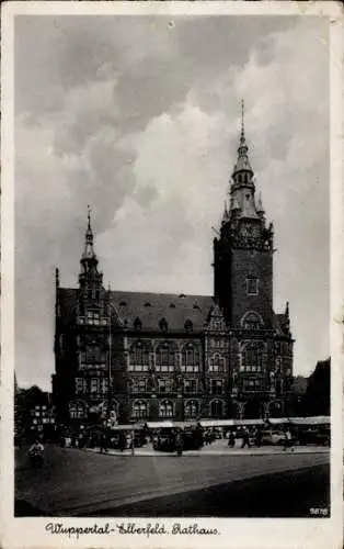 Ak Elberfeld Wuppertal, Rathaus