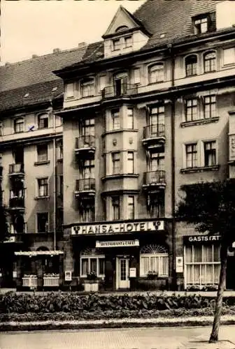 Ak Dresden Neustadt, HOG Hansa Hotel, Schlesischer Platz 6