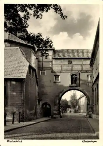 Ak Wiedenbrück in Westfalen,  Klosterbogen