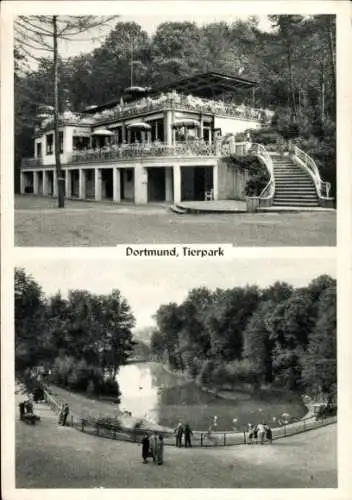 Ak Dortmund im Ruhrgebiet,  Tierpark