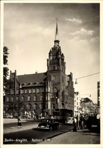 Ak Berlin Steglitz, Rathaus