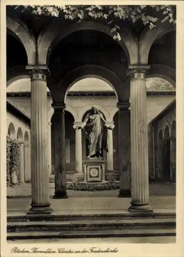 Ak Potsdam, Thorwaldsen, Christus an der Friedenskirche