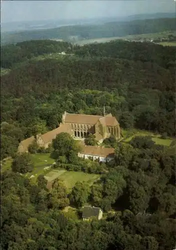 Ak Chorin in der Mark, Kloster Chorin, Luftaufnahme