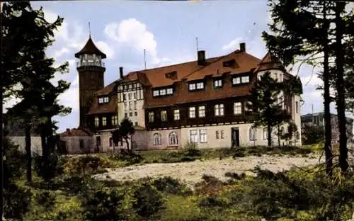 Ak Klínovec Keilberg Erzgebirge Region Karlsbad, Keilberghotel
