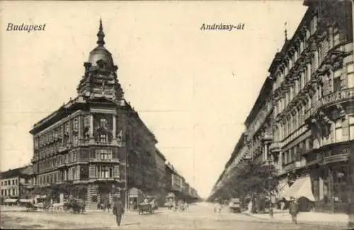 Ak Budapest Ungarn,  Andrassy-ut