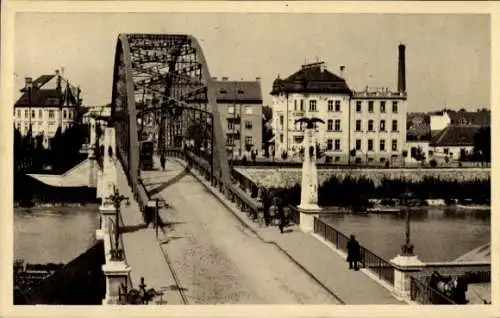 Ak Győr Ungarn, Brücke