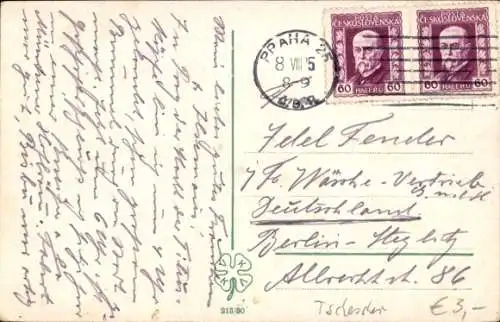 Ak Praha Prag Tschechien, Wenzelsplatz