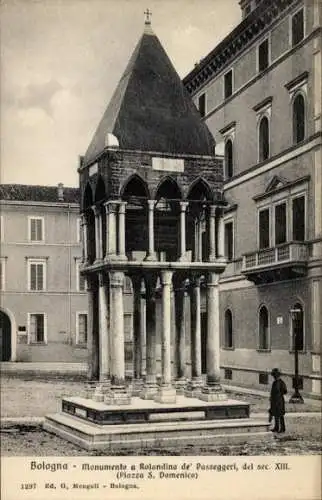 Ak Bologna Emilia Romagna, Monumento a Rolandino de Passeggeri