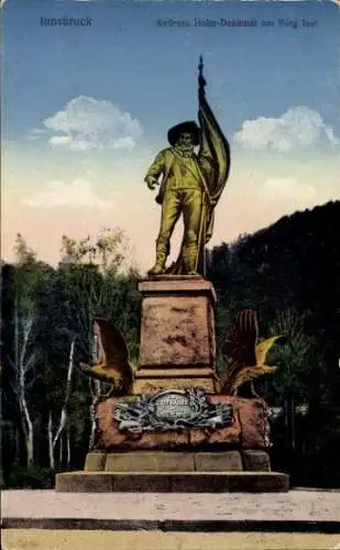Ak Wilten Innsbruck in Tirol, Andreas Hofer-Denkmal, Berg Isel
