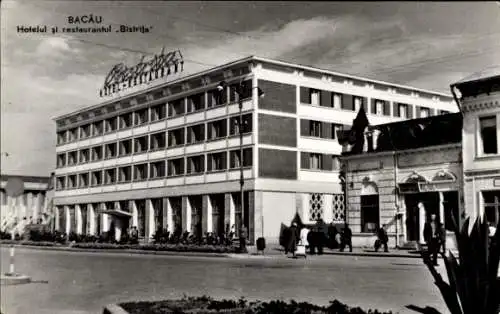 Ak Bacău Bákó Bakau Rumänien, Hotelul şi restaurantul Bistrita
