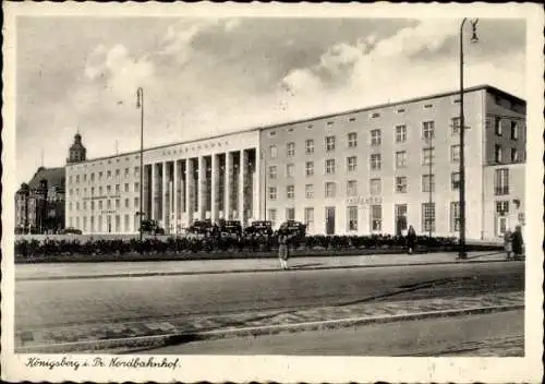 Ak Kaliningrad Königsberg Ostpreußen, Nordbahnhof