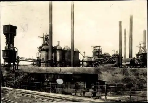 Ak Ostrava Ostrau Region Mährisch Schlesien, Hochofenwerk