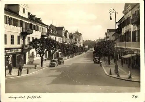 Ak Františkovy Lázně Franzensbad Region Karlsbad, Goethestraße