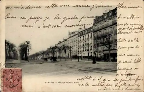 CPA Saint-Mandé Val de Marne, Avenue Victor Hugo