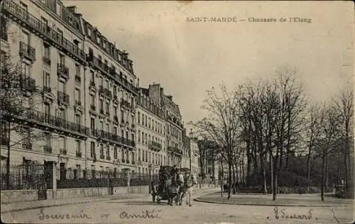 CPA Saint-Mandé Val de Marne, Chaussée de la Étang