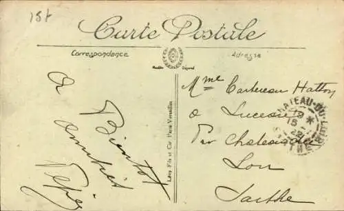 Ak Deauville Calvados, Rue Gontaut Biron