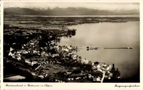 Ak Immenstaad am Bodensee, Fliegeraufnahme
