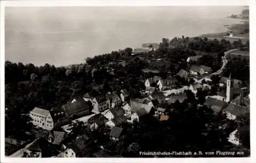 Ak Fischbach Friedrichshafen am Bodensee, Fliegeraufnahme