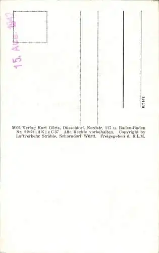 Ak Maximiliansau Wörth am Rhein, Fliegeraufnahme