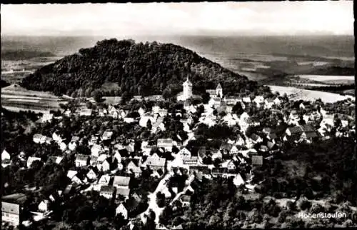 Ak Hohenstaufen Göppingen in Württemberg, Fliegeraufnahme