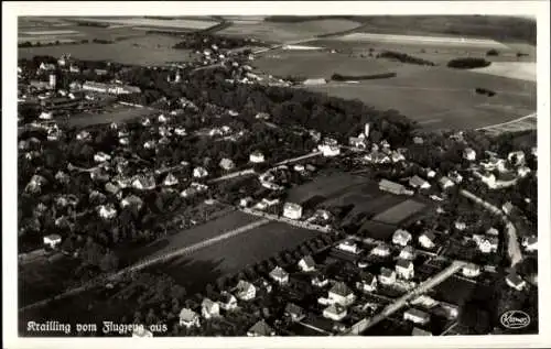 Ak Krailling in Oberbayern, Fliegeraufnahme