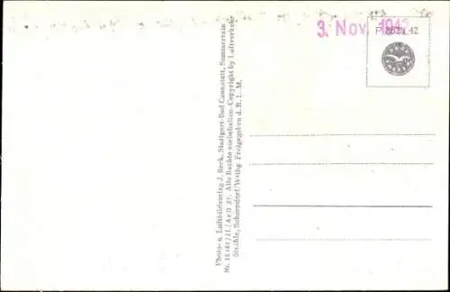 Ak Wiesbaden in Hessen, Fliegeraufnahme, Kurviertel