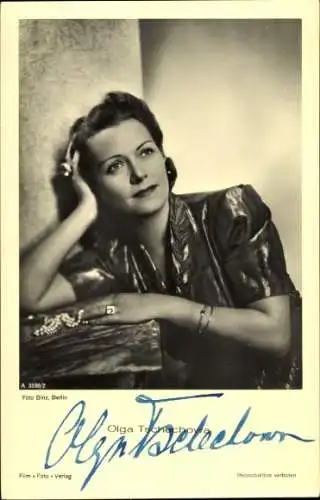Ak Schauspielerin Olga Tschechowa, Portrait