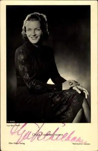 Ak Schauspielerin Olga Tschechowa, Portrait