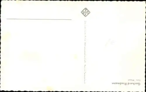 Ak Schauspieler Gerhard Riedmann, Portrait, Autogramm