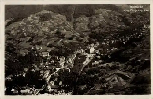 Ak Bühlertal im Schwarzwald, Fliegeraufnahme