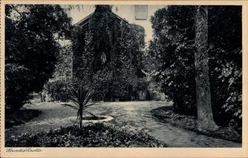 Ak Zangberg in Oberbayern, Erziehungsinstitut der Salesianerinnen St. Joseph, Lourdes-Grotte