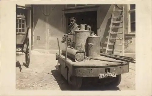 Foto Ak Rogg & Co Heizung, Fabrikfahrzeug, Kennzeichen IVB 23358