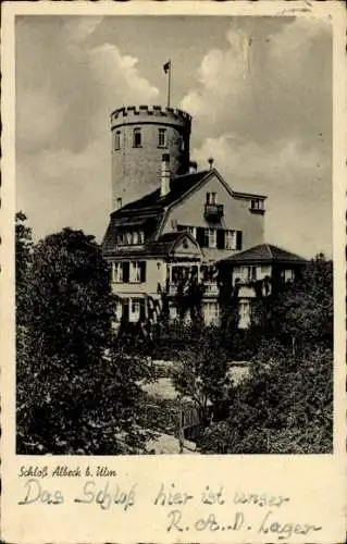 Ak Ulm an der Donau, Schloss Albeck